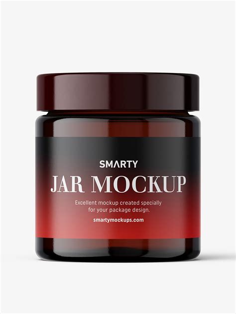 Download Glass Jar with Various Fillers Mockup